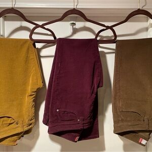 CAbi -LOT of 3 Corduroy Pants Size 6.